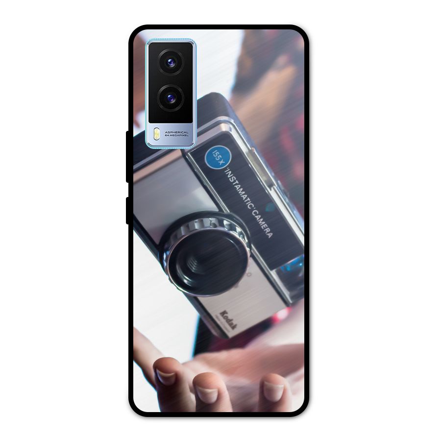 Floating Camera Metal Back Case for Vivo V21e 5G