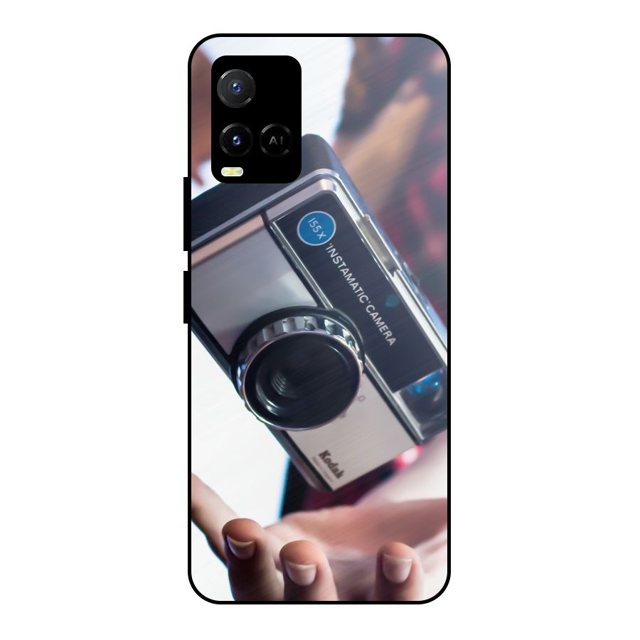 Floating Camera Metal Back Case for Vivo Y21