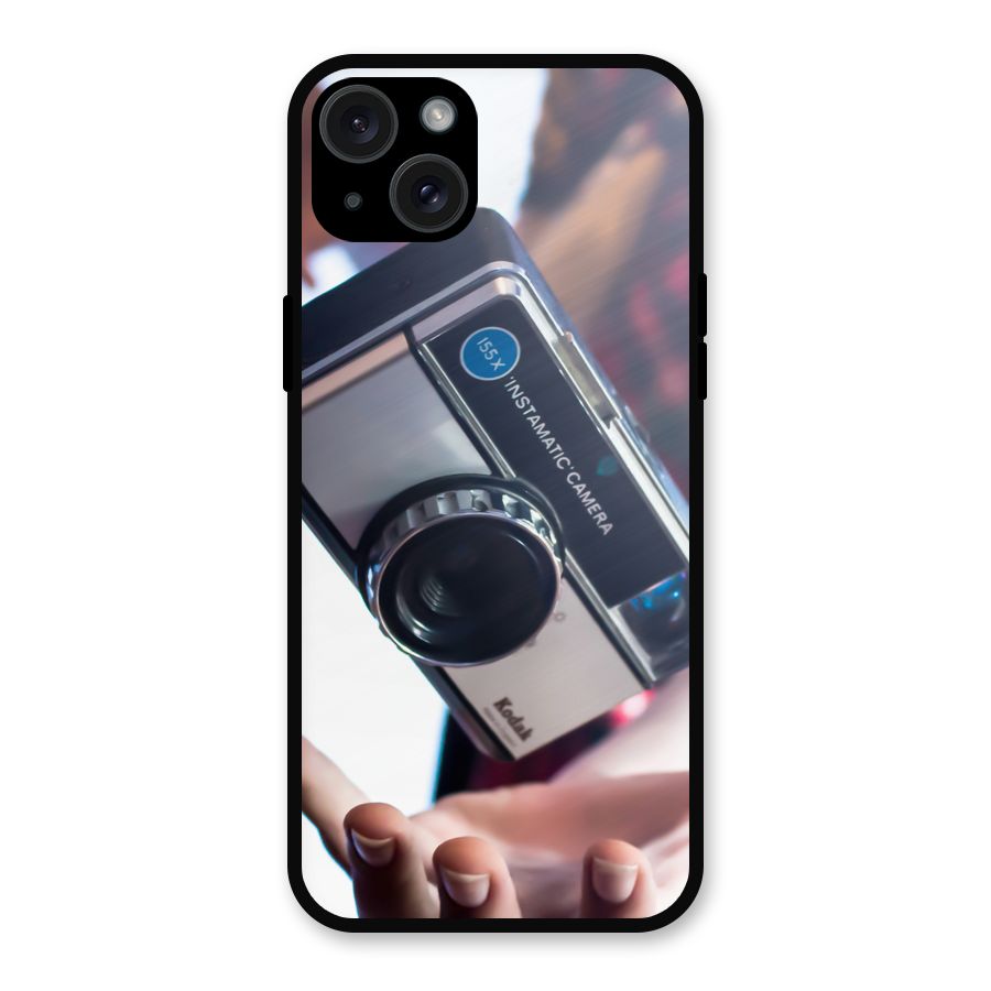 Floating Camera Metal Back Case for iPhone 15 Plus