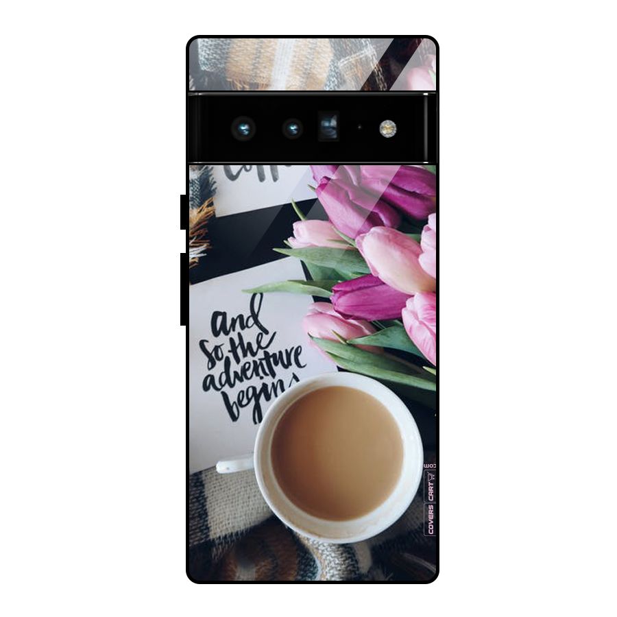 Floral Adventure Glass Back Case for Google Pixel 6 Pro