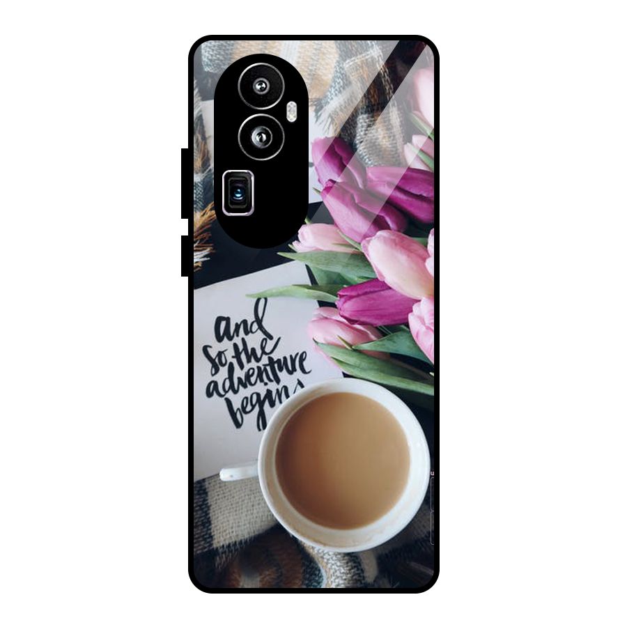 Floral Adventure Glass Back Case for Oppo Reno10 Pro Plus