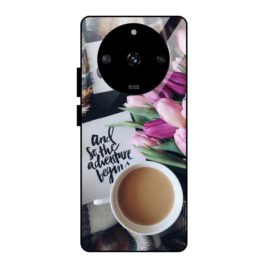 Floral Adventure Glass Back Case for Realme Narzo 60 5G
