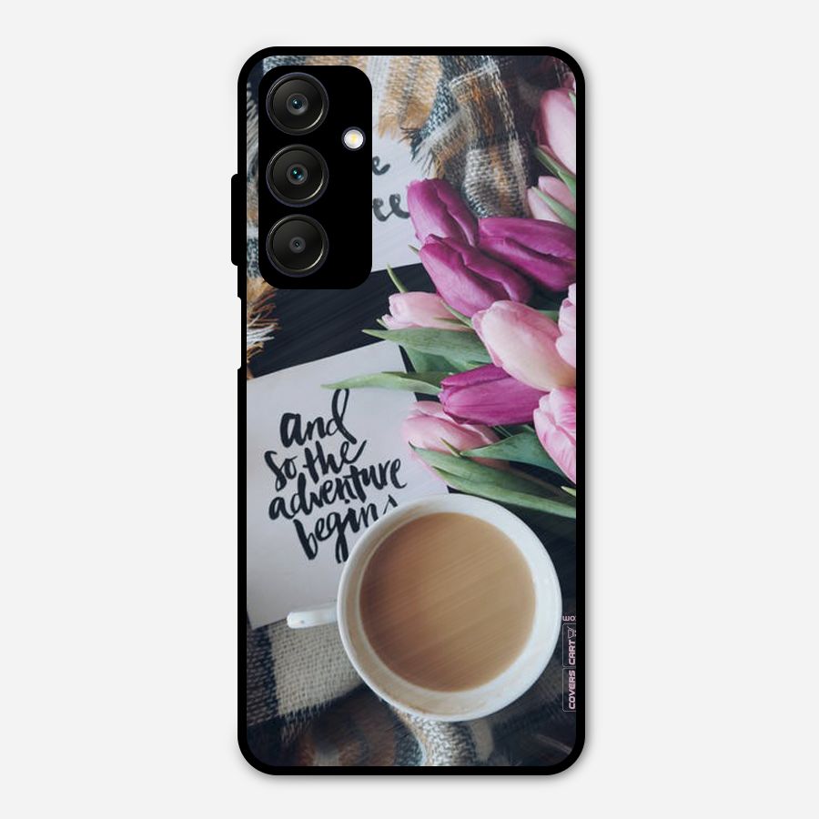 Floral Adventure Metal Back Case for Galaxy A25 5G
