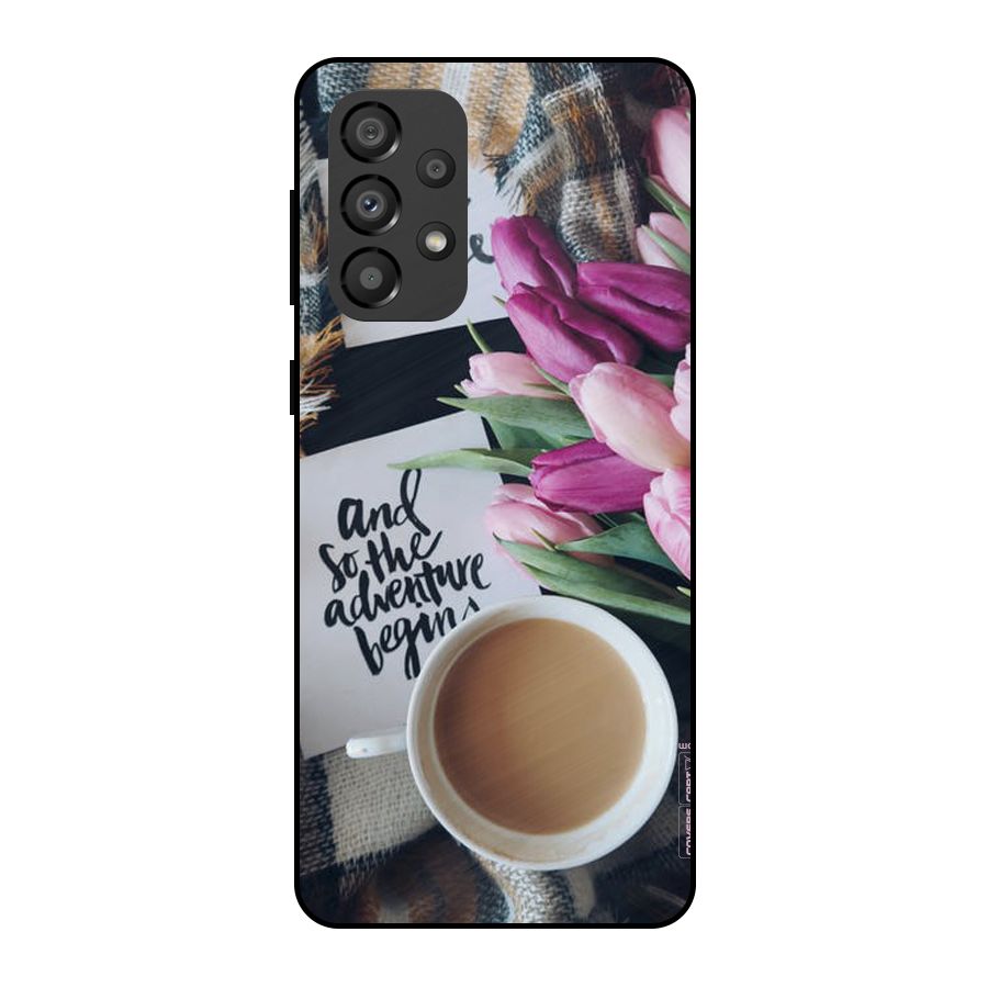 Floral Adventure Metal Back Case for Galaxy A33 5G