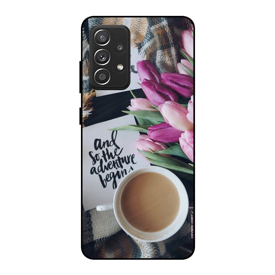 Floral Adventure Metal Back Case for Galaxy A52s 5G