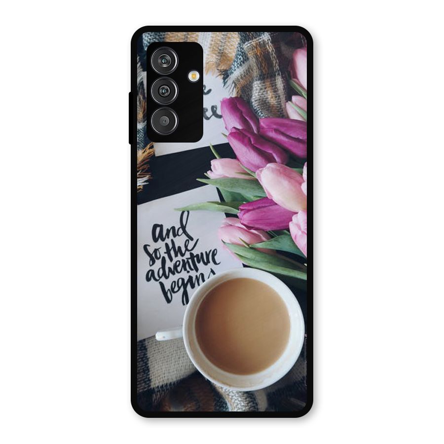 Floral Adventure Metal Back Case for Galaxy F13