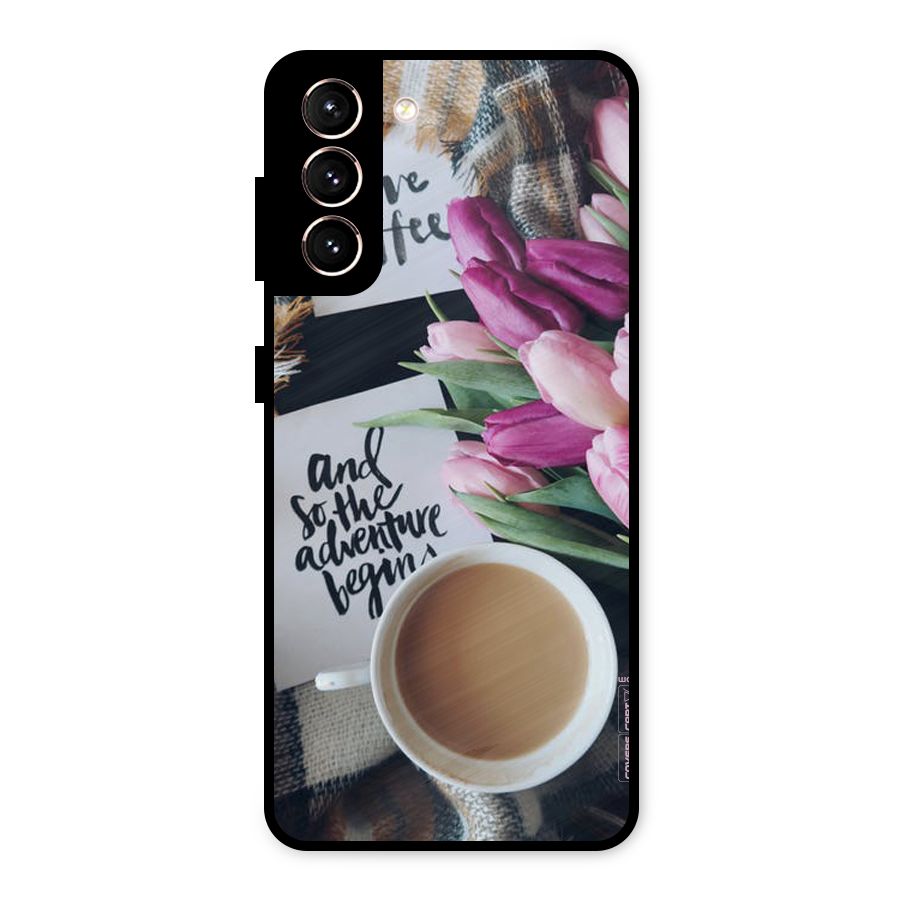 Floral Adventure Metal Back Case for Galaxy S21 5G