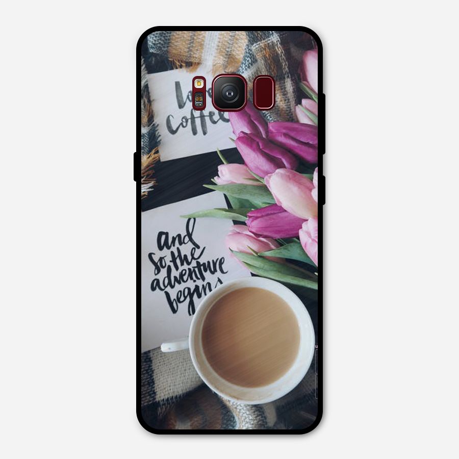 Floral Adventure Metal Back Case for Galaxy S8
