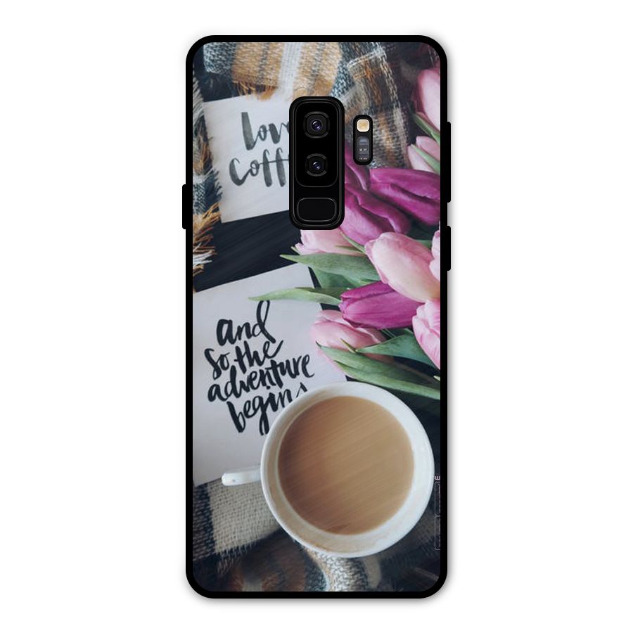 Floral Adventure Metal Back Case for Galaxy S9 Plus