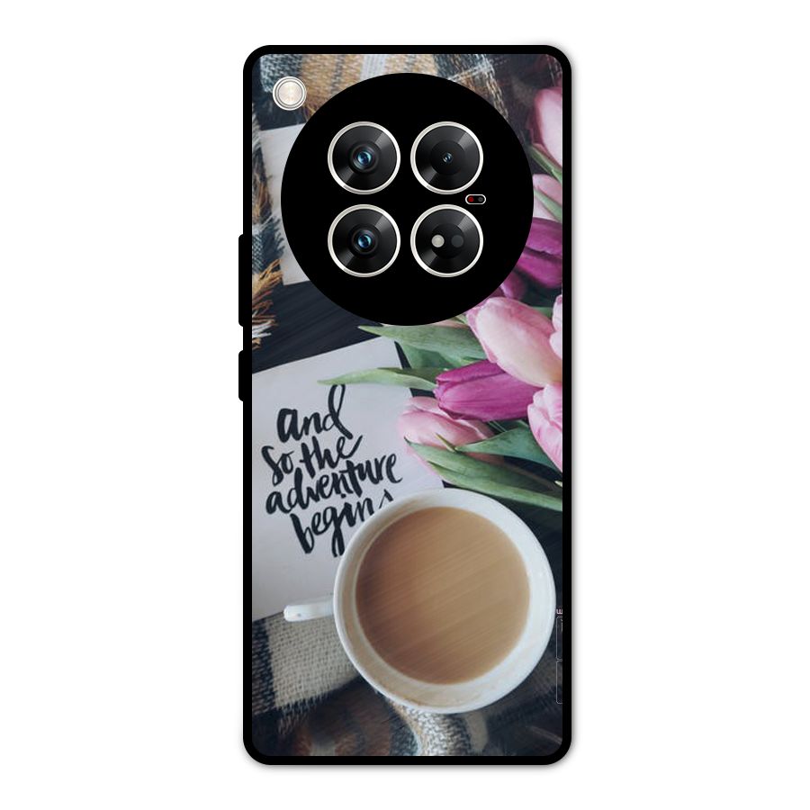 Floral Adventure Metal Back Case for Infinix Zero 40 5G