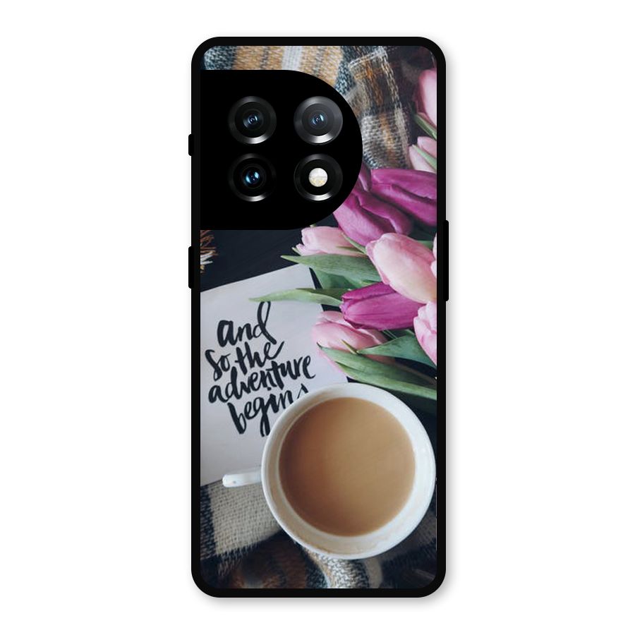 Floral Adventure Metal Back Case for OnePlus 11