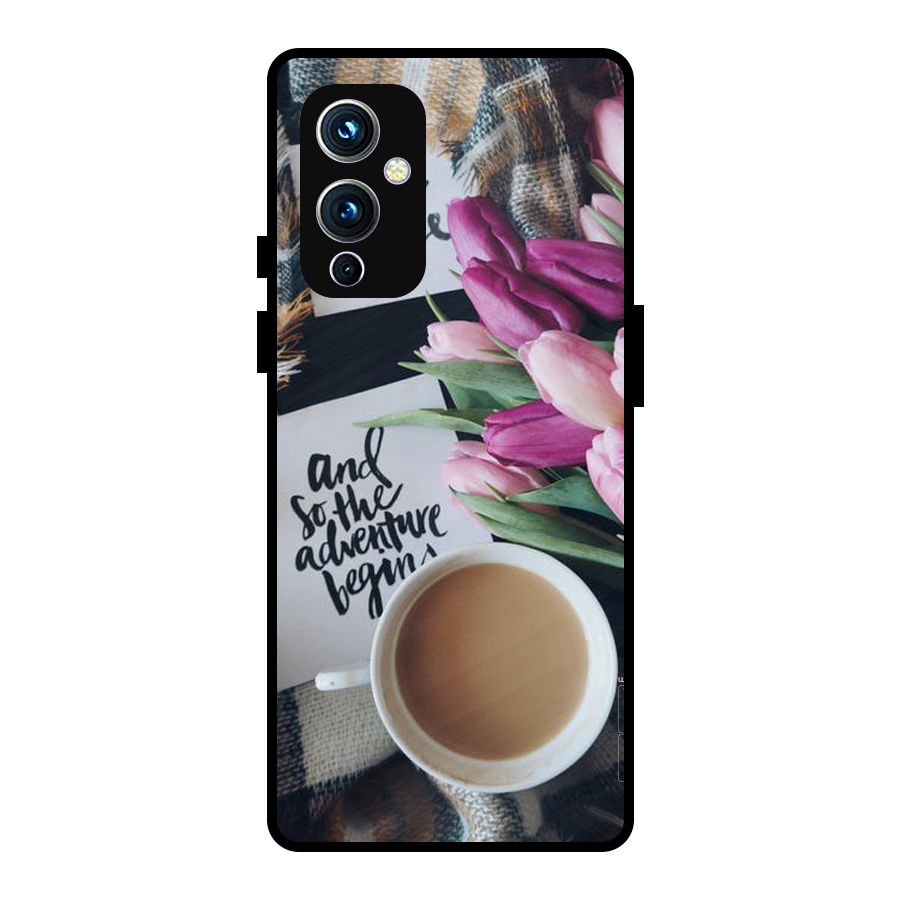 Floral Adventure Metal Back Case for OnePlus 9