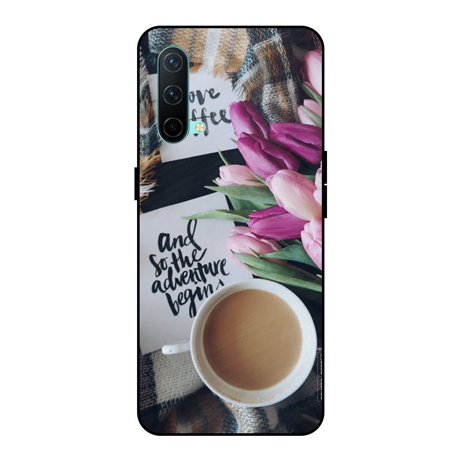 Floral Adventure Metal Back Case for OnePlus Nord CE 5G