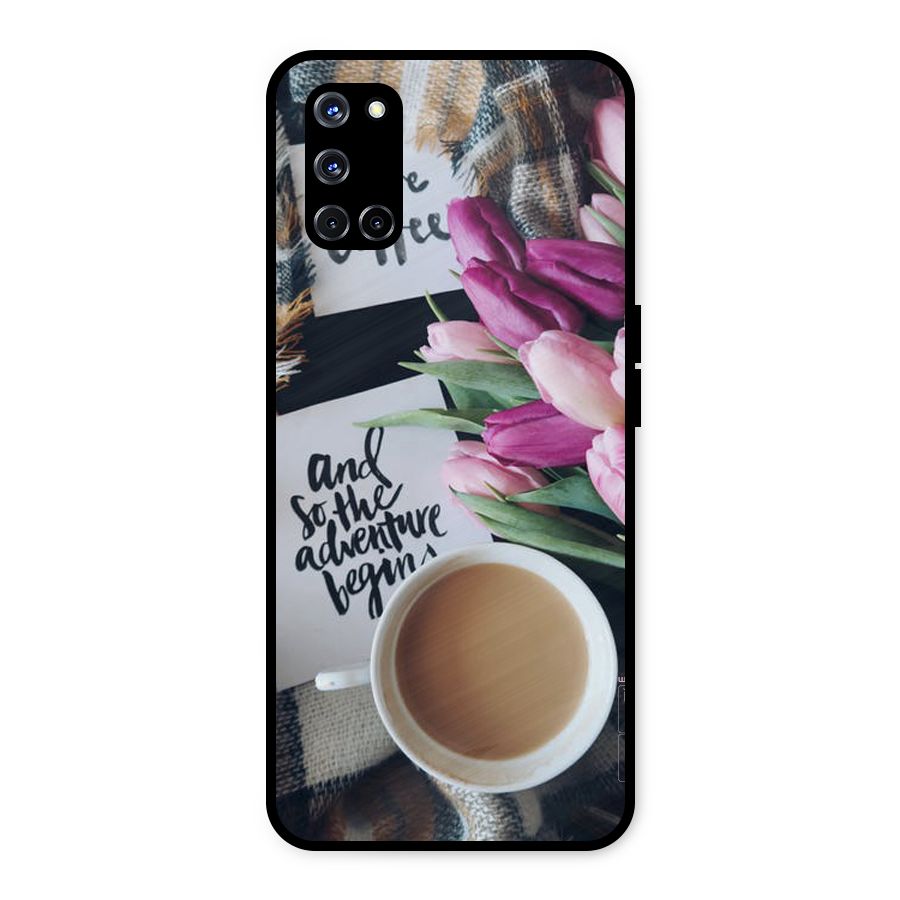 Floral Adventure Metal Back Case for Oppo A52