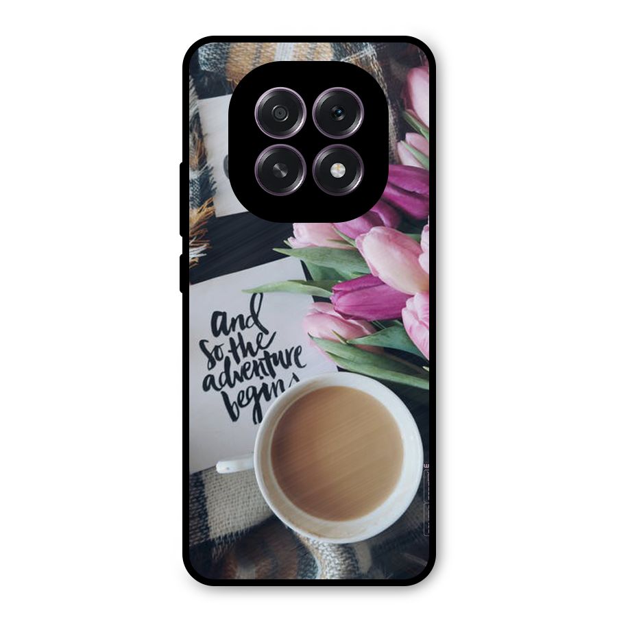 Floral Adventure Metal Back Case for Oppo F29