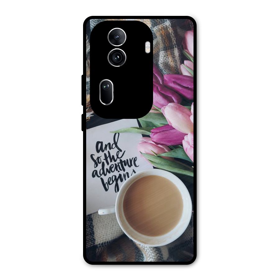 Floral Adventure Metal Back Case for Oppo Reno11 Pro 5G