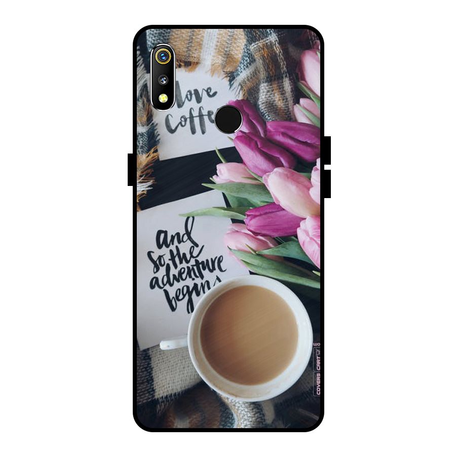 Floral Adventure Metal Back Case for Realme 3i