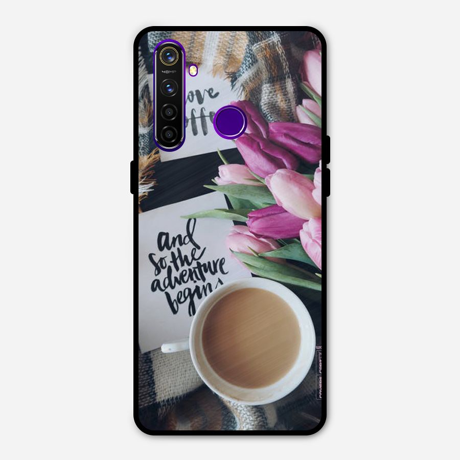 Floral Adventure Metal Back Case for Realme 5 Pro