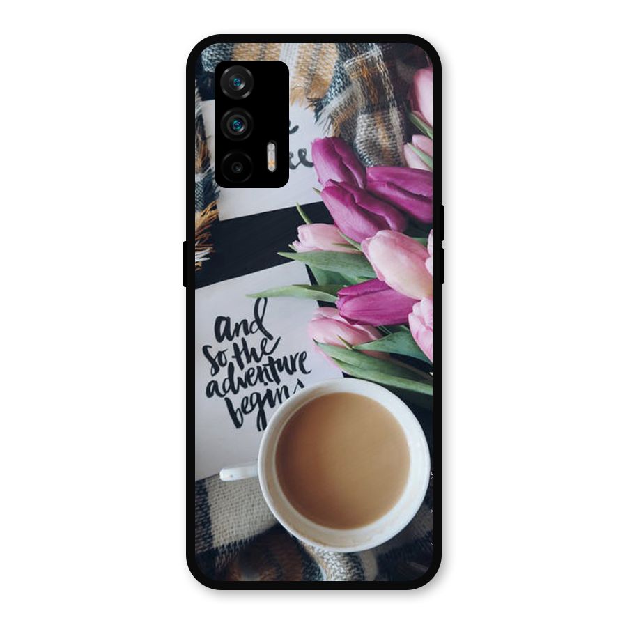 Floral Adventure Metal Back Case for Realme GT 5G