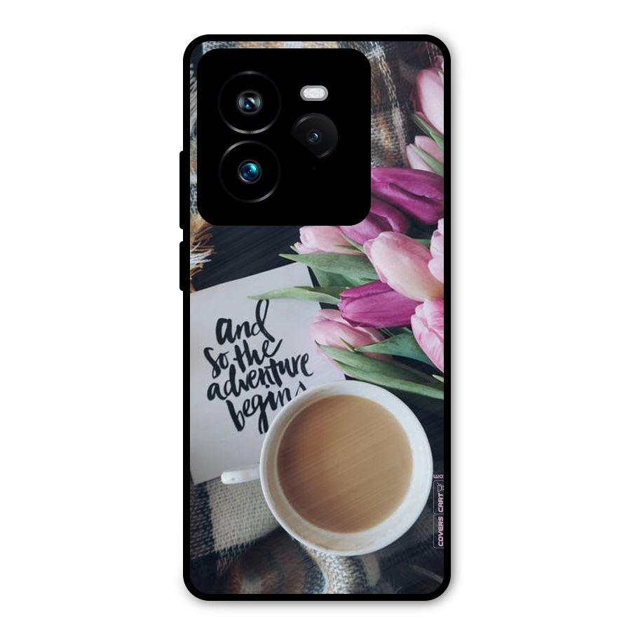 Floral Adventure Metal Back Case for Realme GT 7 Pro