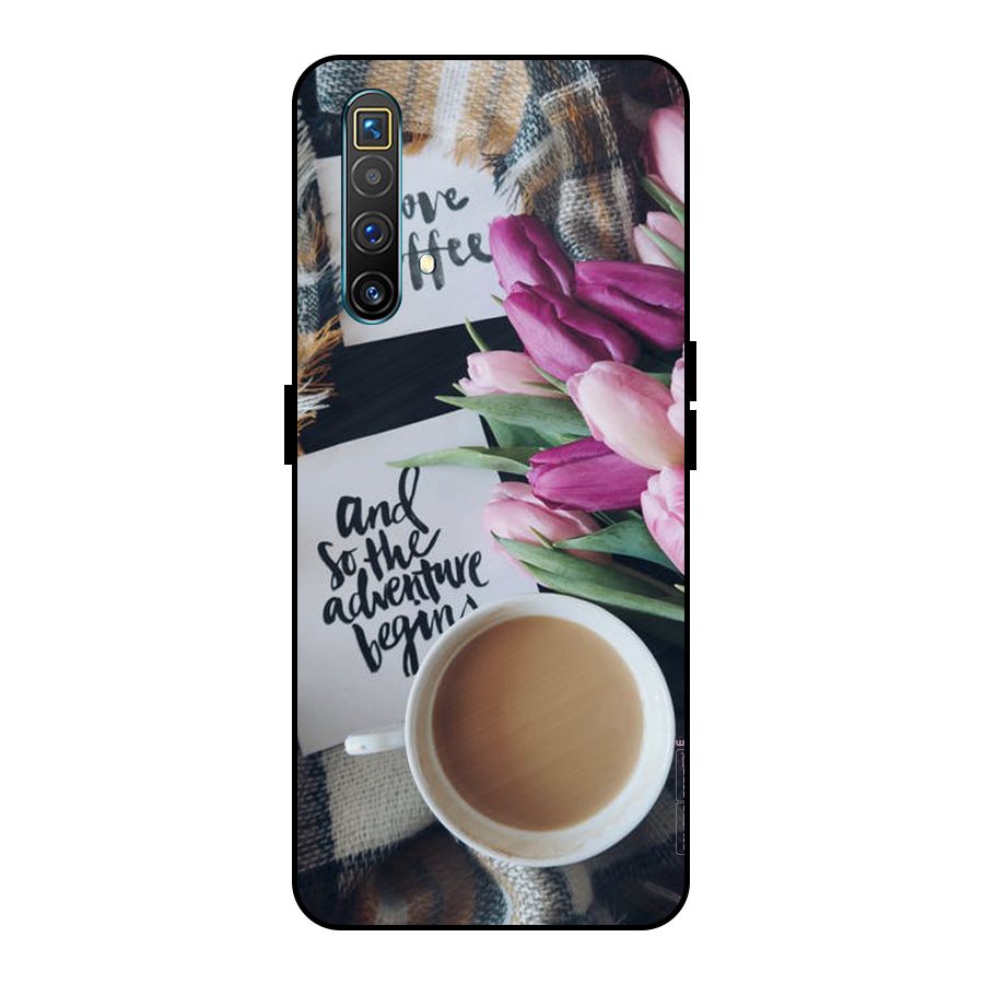 Floral Adventure Metal Back Case for Realme X3