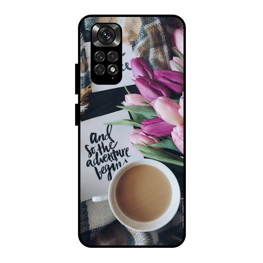 Floral Adventure Metal Back Case for Redmi Note 11 Pro