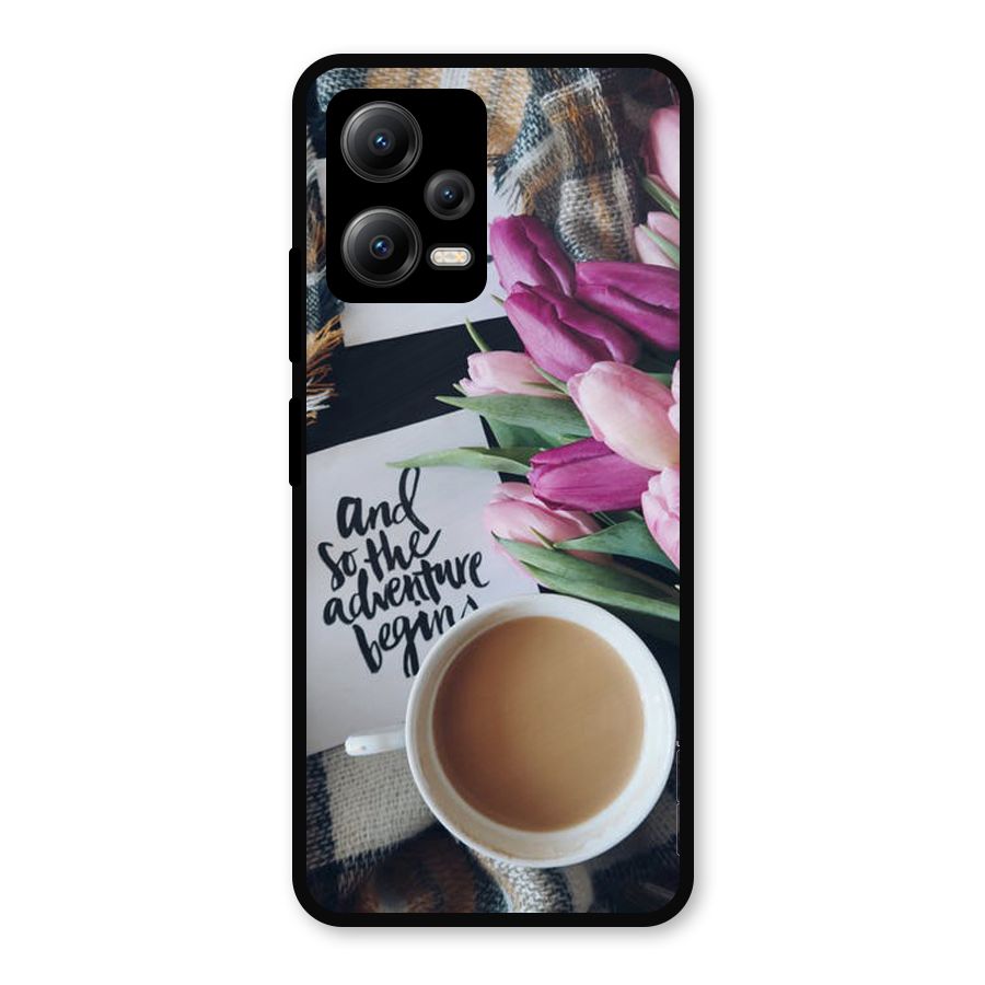 Floral Adventure Metal Back Case for Redmi Note 12 5G