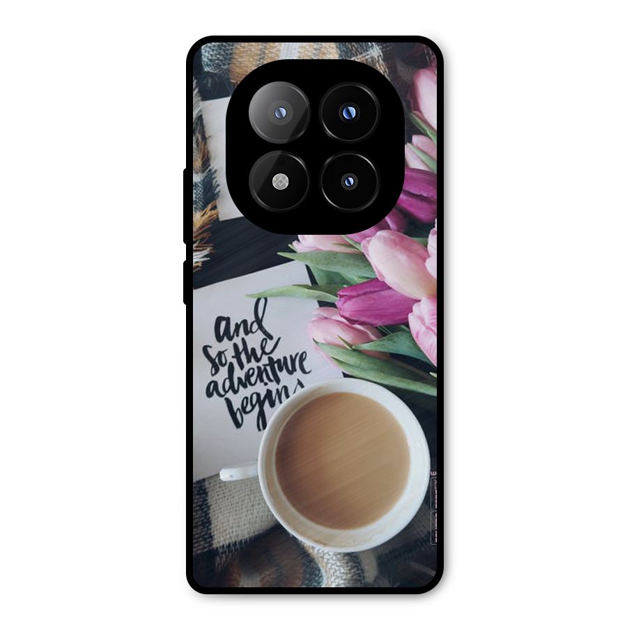 Floral Adventure Metal Back Case for Redmi Note 14 Pro Plus 5G