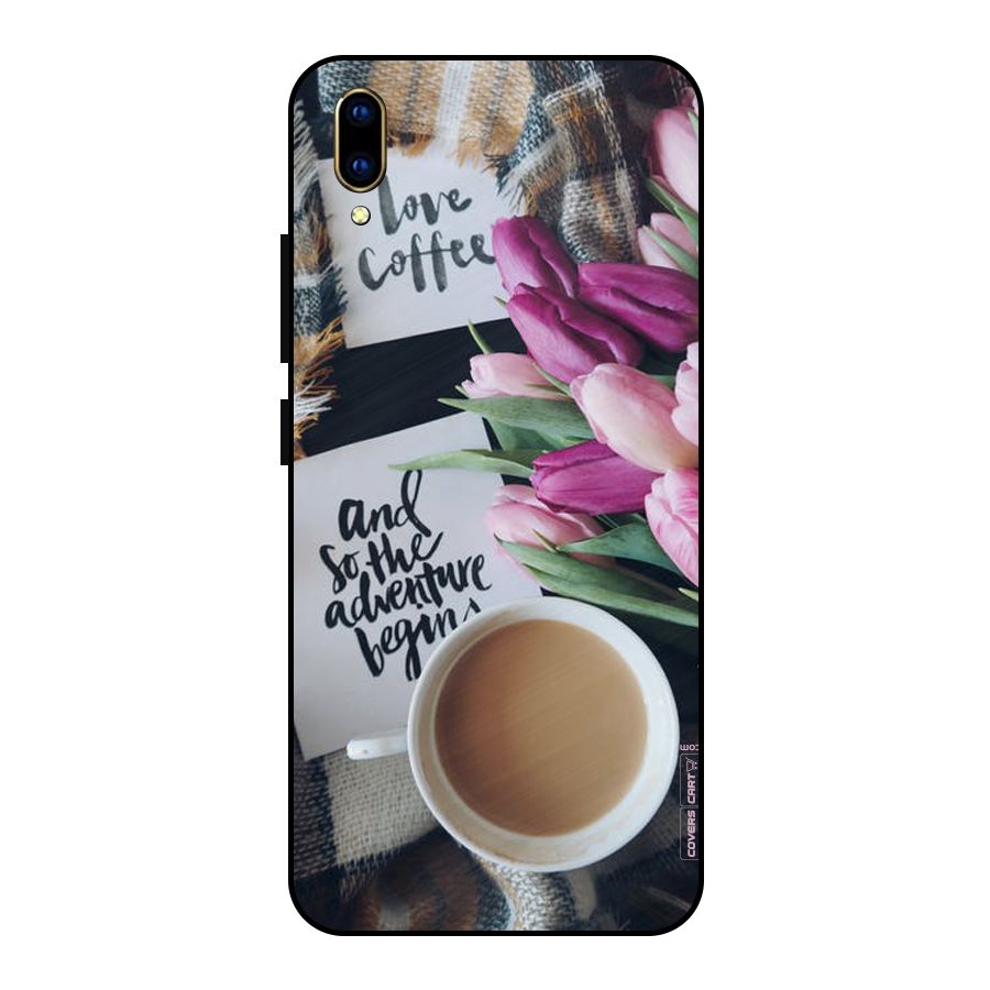 Floral Adventure Metal Back Case for Vivo V11 Pro