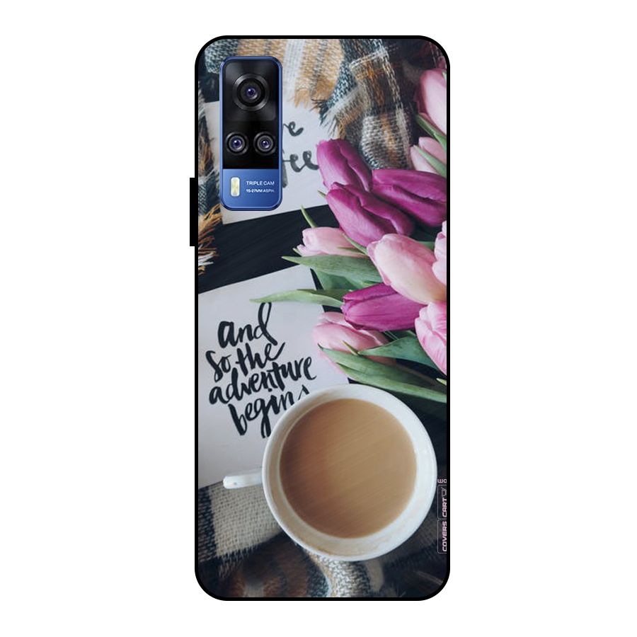 Floral Adventure Metal Back Case for Vivo Y51