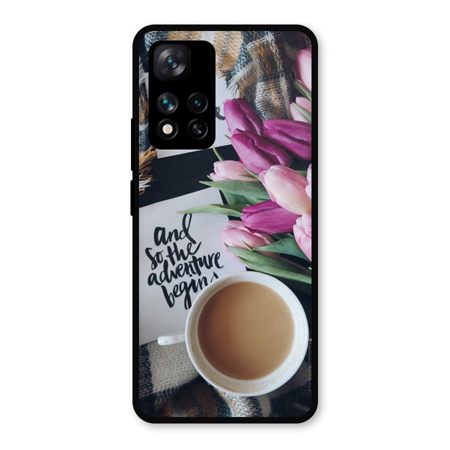 Floral Adventure Metal Back Case for Xiaomi 11i 5G