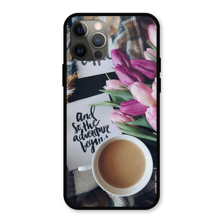 Floral Adventure Metal Back Case for iPhone 12 Pro