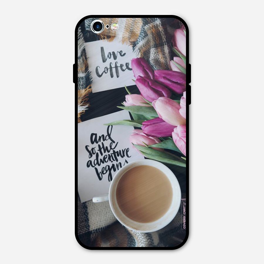Floral Adventure Metal Back Case for iPhone 6 6s