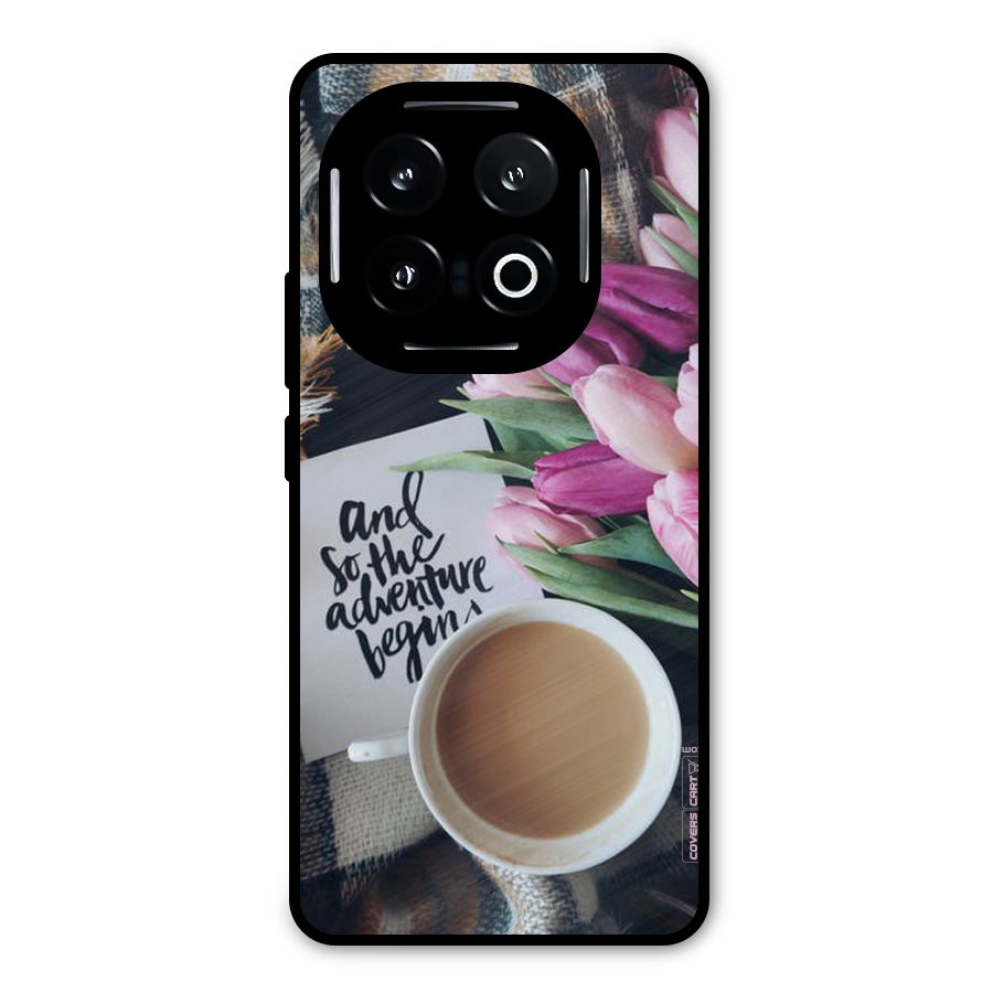Floral Adventure Metal Back Case for iQOO 13