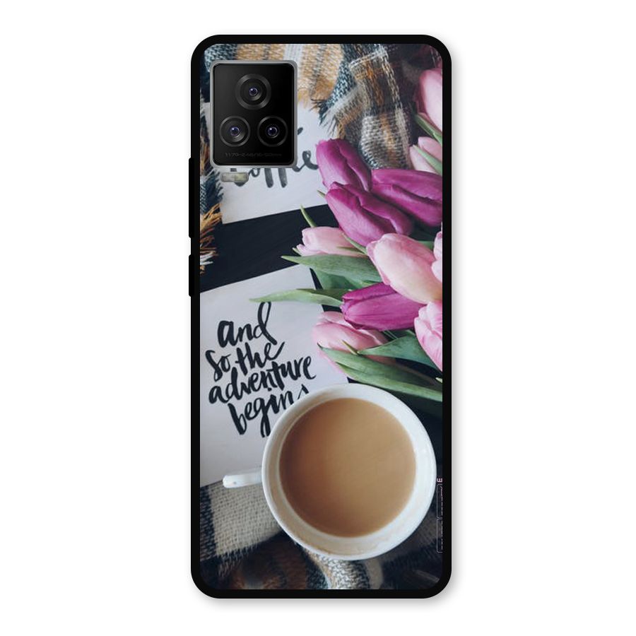 Floral Adventure Metal Back Case for iQOO 7 Legend 5G