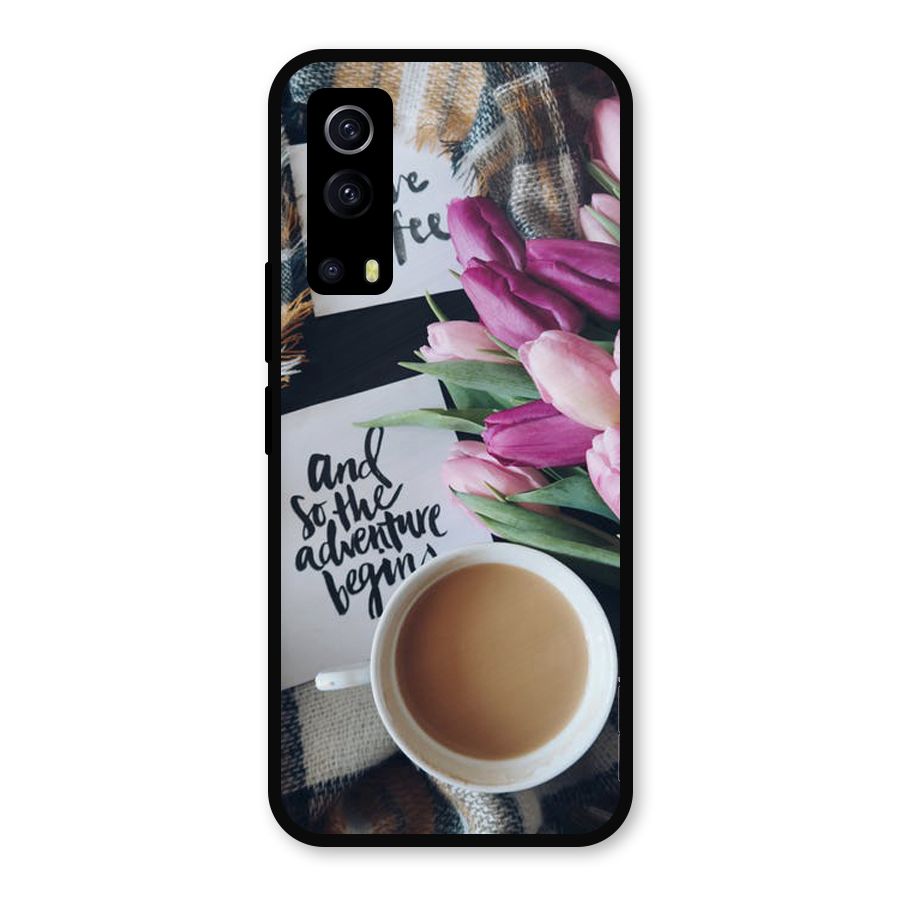 Floral Adventure Metal Back Case for iQOO Z3