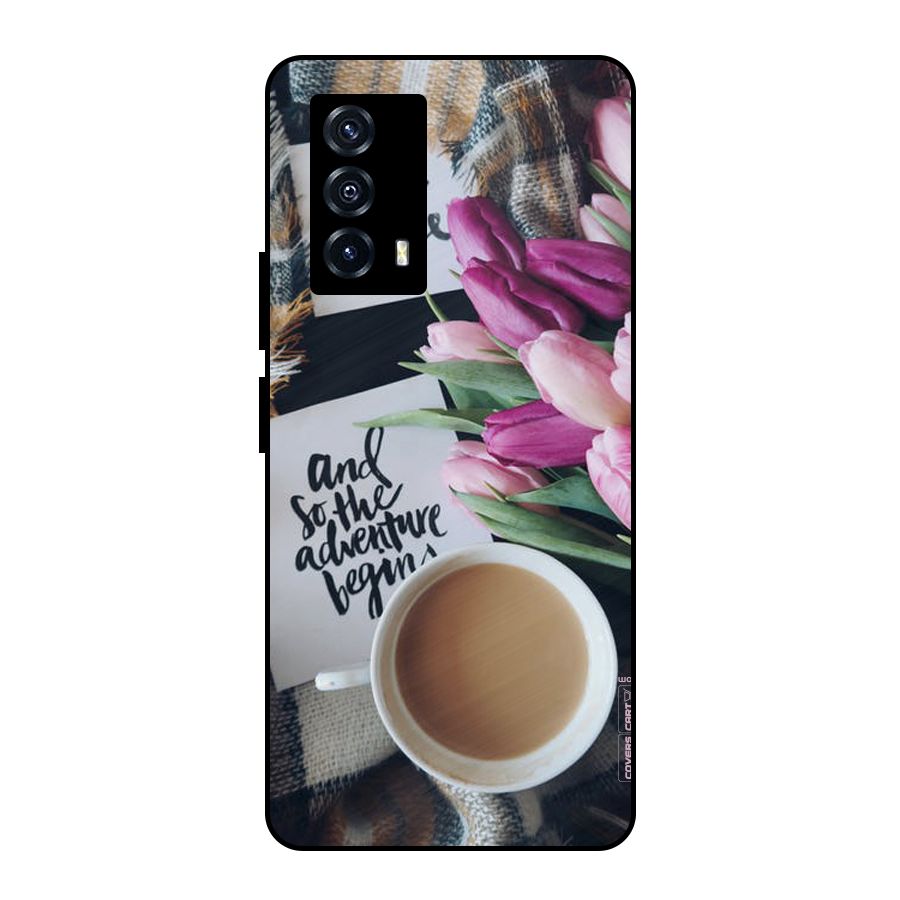 Floral Adventure Metal Back Case for iQOO Z5