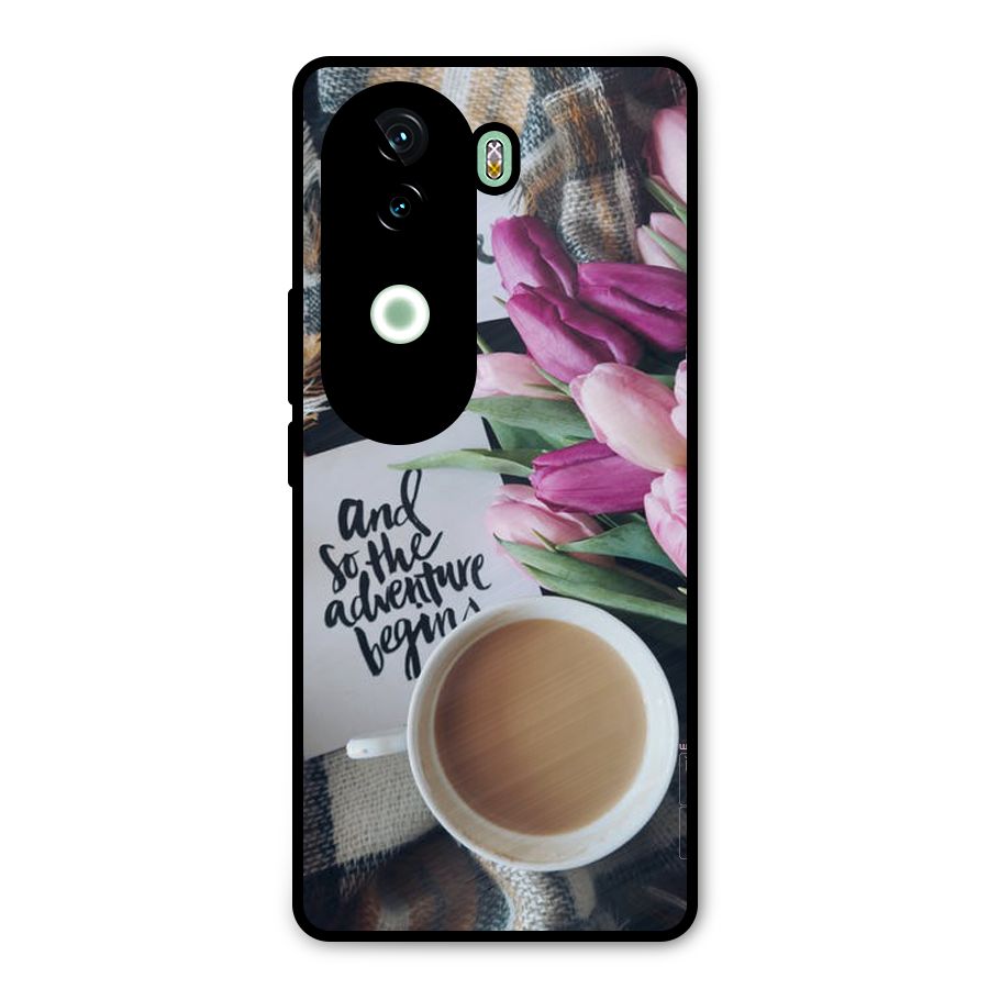 Floral Adventure Metal Back Case for iQOO Z9s