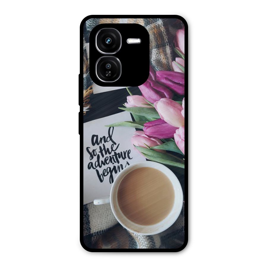 Floral Adventure Metal Back Case for iQOO Z9x