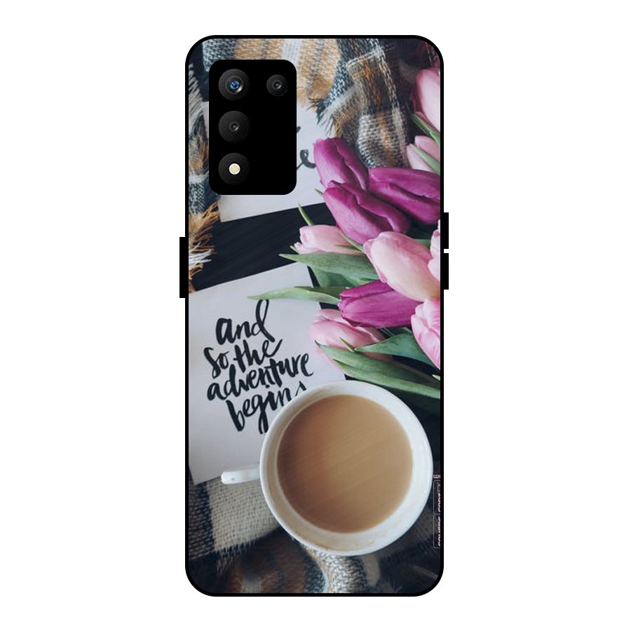 Floral Adventure Metal Back Case for realme 9 5G SE