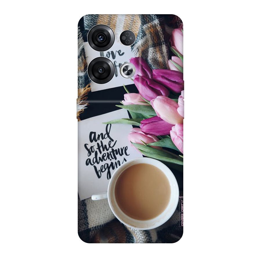 Floral Adventure Original Polycarbonate Back Case for Oppo Reno8 Pro 5G