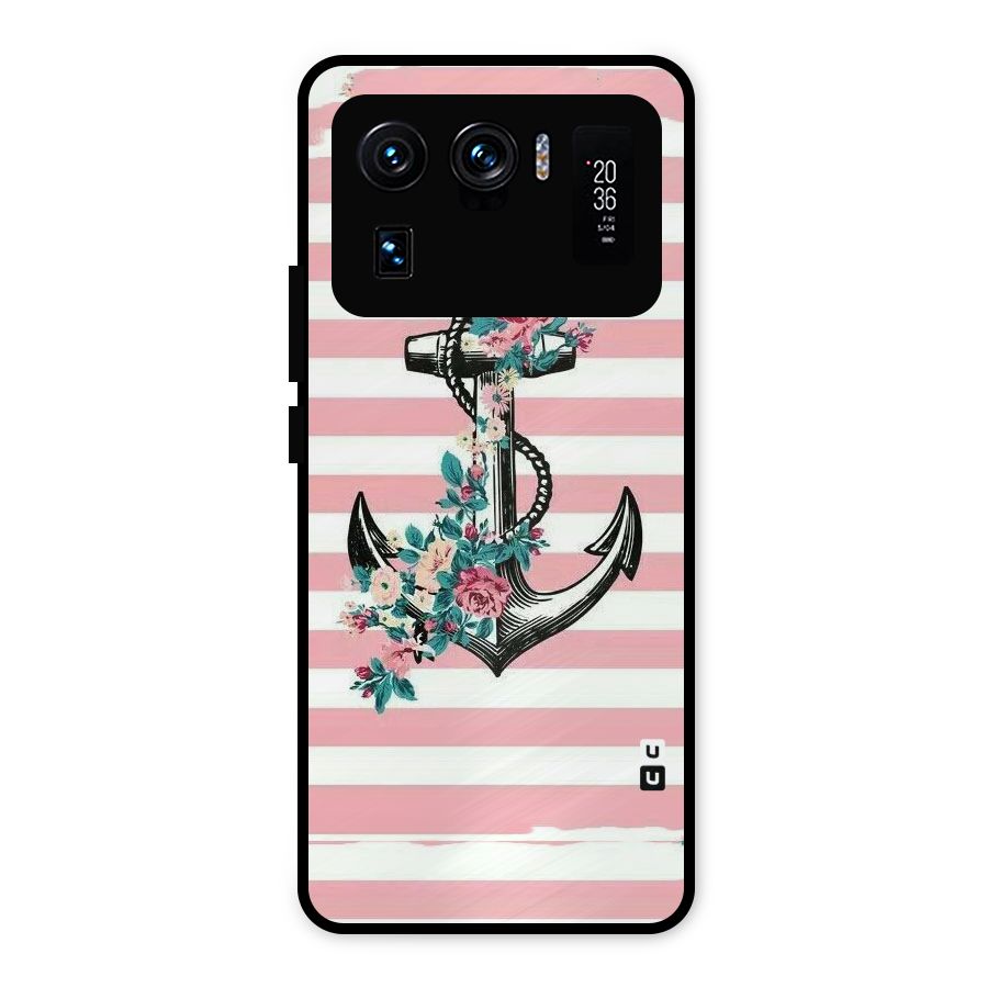 Floral Anchor Metal Back Case for Mi 11 Ultra
