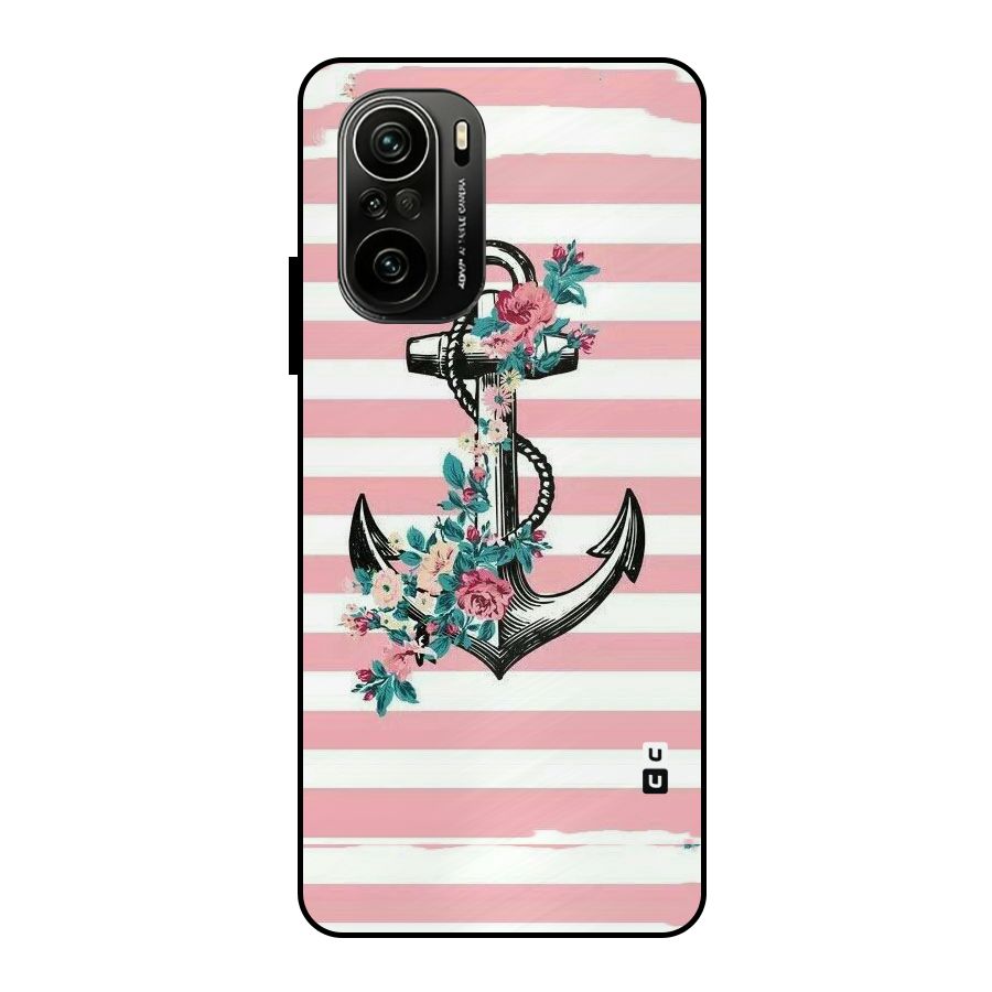 Floral Anchor Metal Back Case for Mi 11x