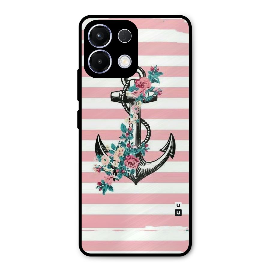 Floral Anchor Metal Back Case for Oppo K13