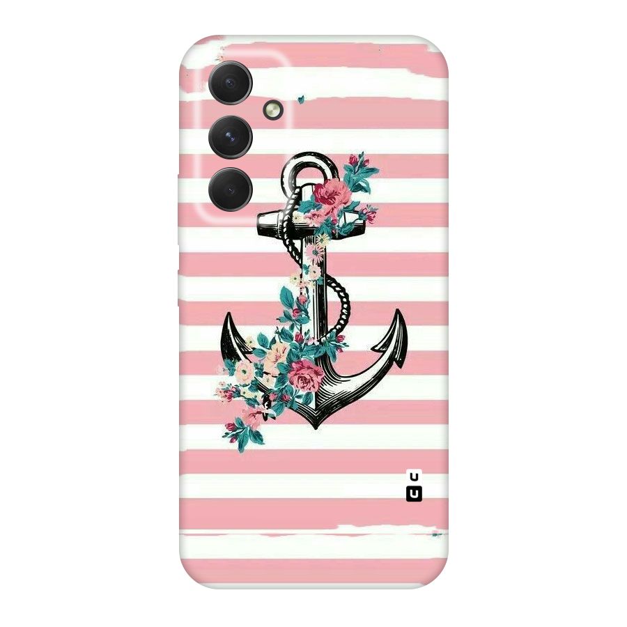 Floral Anchor Original Polycarbonate Back Case for Galaxy A54