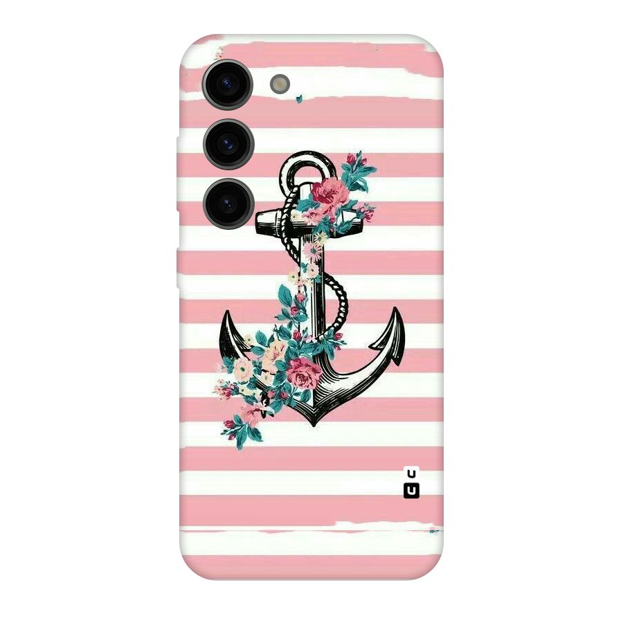 Floral Anchor Original Polycarbonate Back Case for Galaxy S23