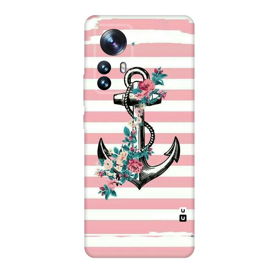 Floral Anchor Original Polycarbonate Back Case for Xiaomi 12 Pro
