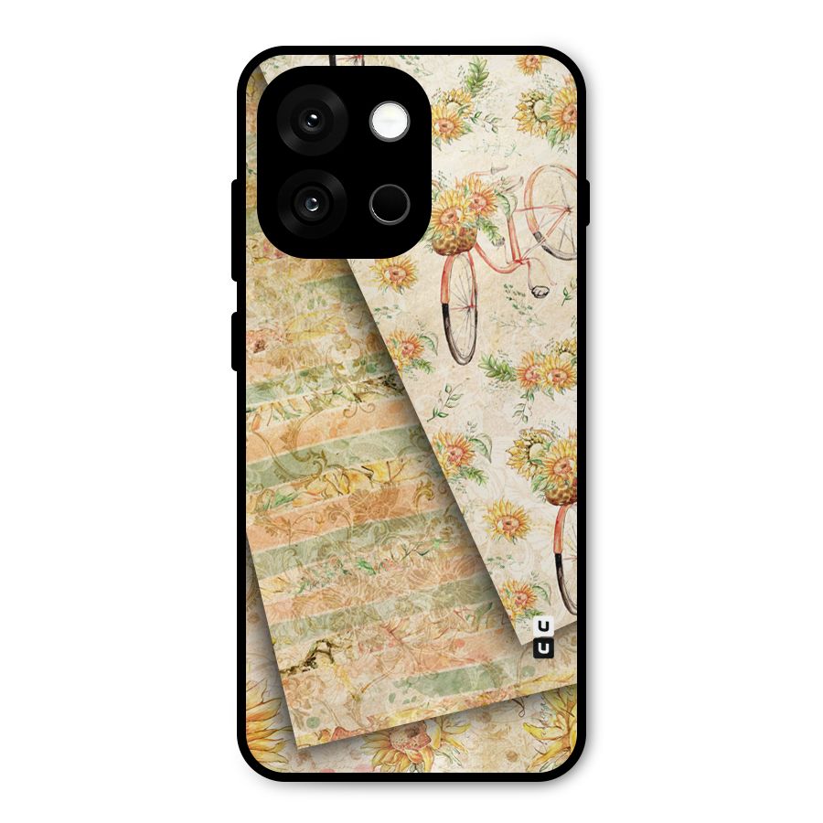 Floral Bicycle Metal Back Case for OnePlus 13s