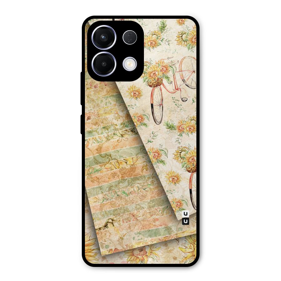 Floral Bicycle Metal Back Case for Oppo K13