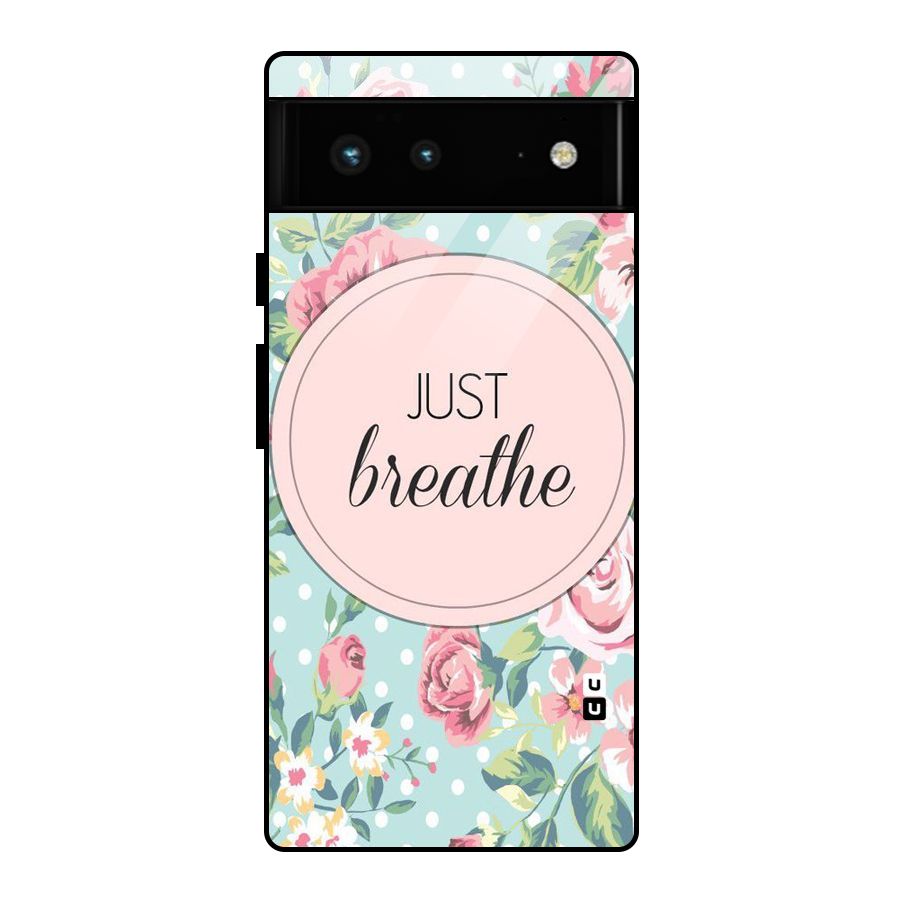 Floral Bloom Glass Back Case for Google Pixel 6